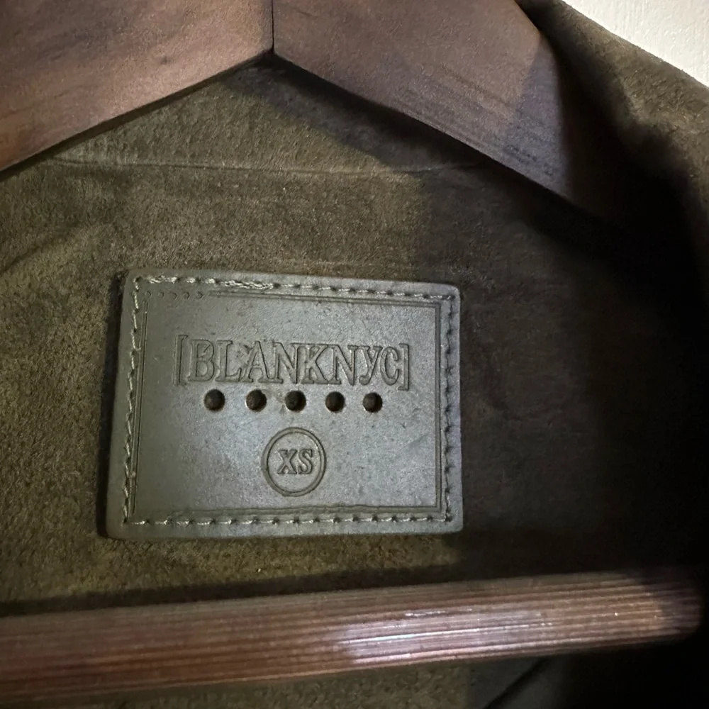 BlankNYC Suede Motojacket sz XS - Picture 2 of 6
